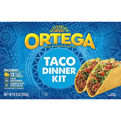 Ortega Taco Dinner Kit 8.9 Oz