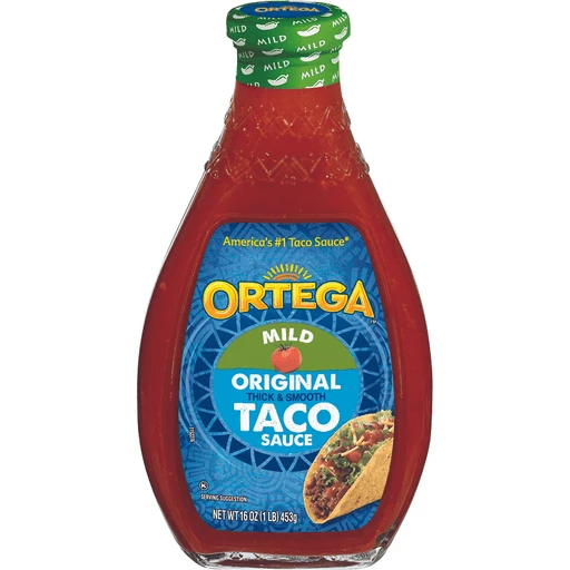 Ortega Thick & Smooth Mild Taco Sauce 16 Oz