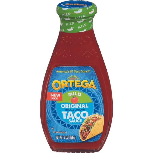 Ortega Thick & Smooth Mild Taco Sauce 8 Oz
