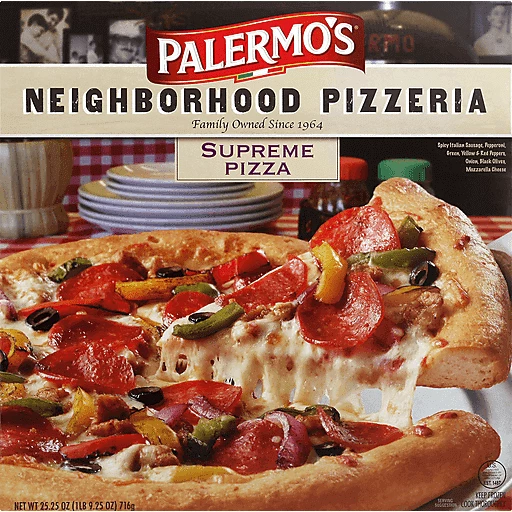 Palermo's Neighborhood Pizzeria Supreme 25.25 Oz Palermo's Neighborhood Pizzeria Supreme 25.25 Oz