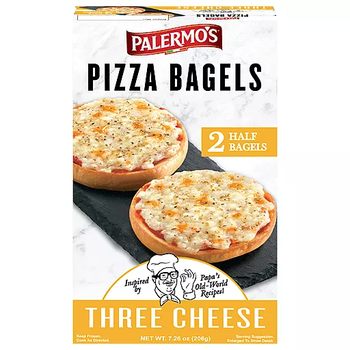 Palermo's Pizza Bagels Three Cheese 7.26 Oz Palermo's Pizza Bagels Three Cheese 7.26 Oz