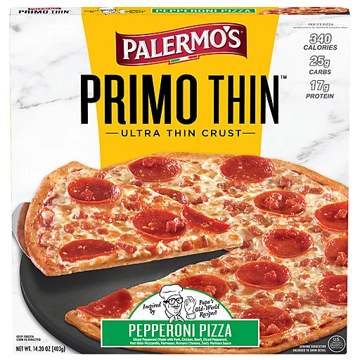 Palermo's Primo Thin Pepperoni 14.20 Oz Palermo's Primo Thin Pepperoni 14.20 Oz