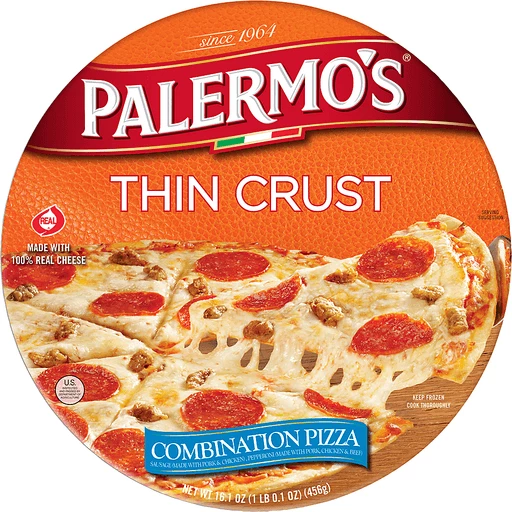 Palermo's Thin Crust Combo Pizza 16.1 Oz Palermo's Thin Crust Combo Pizza 16.1 Oz