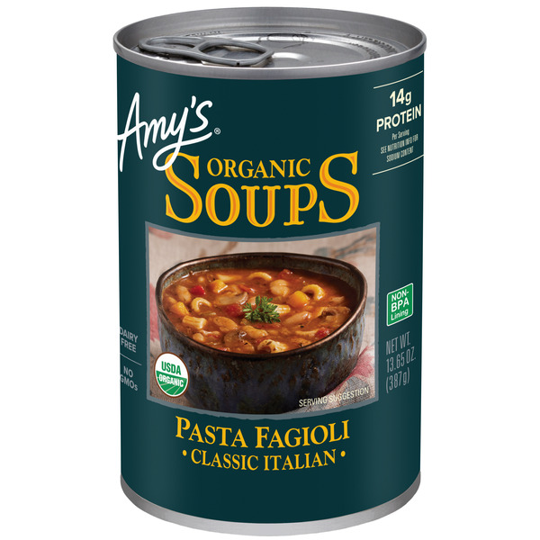 Amy's Pasta Fagioli Classic Italian Soup 13.65 Oz
