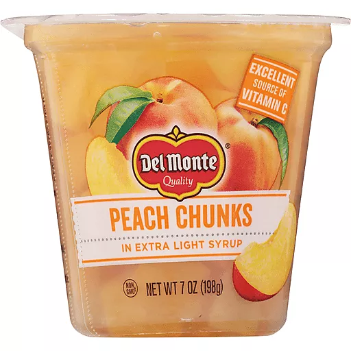 Peach Chunks In Extra Light Syrup 7 Oz