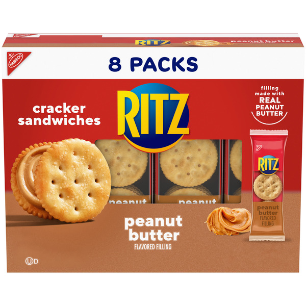 Ritz Peanut Butter Sandwiches 8 Packs 11.04 Oz