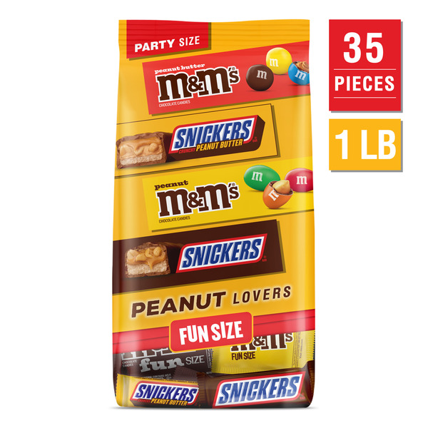 Snickers Peanut Lovers Fun Size 22.66 Oz