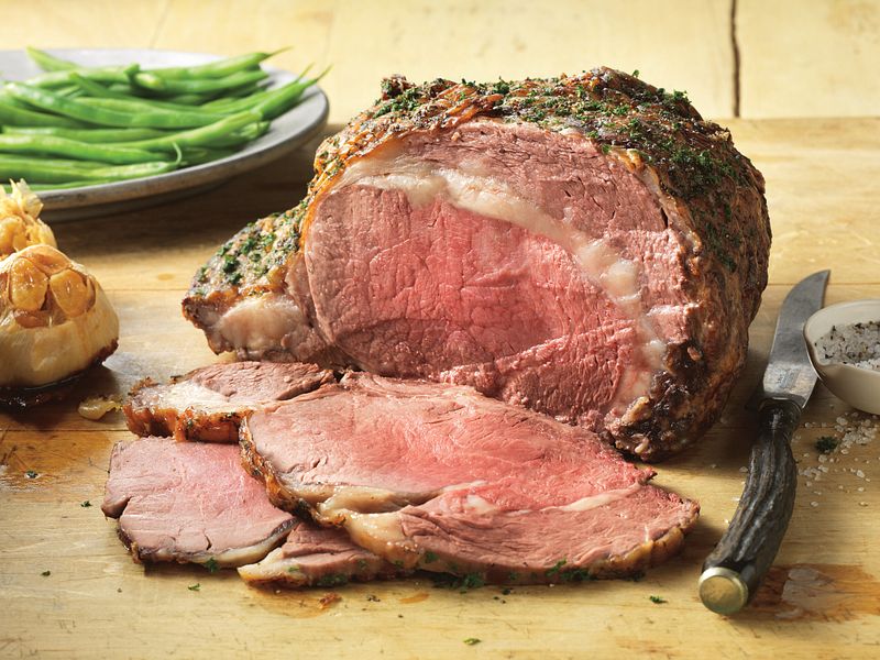 Peppered Rib Roast