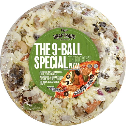 PepsDrafthaus9BallSpecialThinCrust27.9Oz