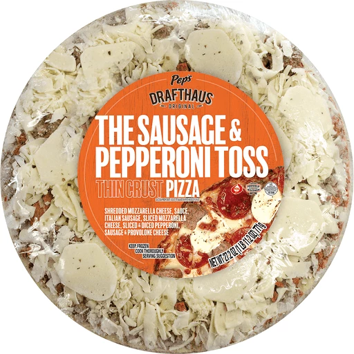PepsDrafthausSausagePepperoniTossPizza27.2Oz