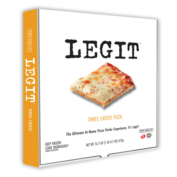 Pep's Pizza Co. Legit 3 Cheese 16.7 Oz