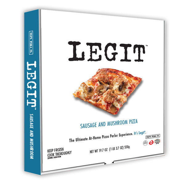 Pep's Pizza Co. Legit Sausage & Mushroom 19.7 Oz