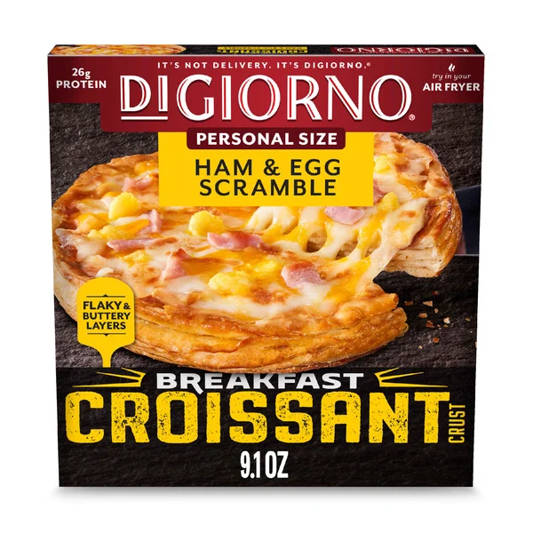 Digiorno Personal Size Ham Egg Croissant 