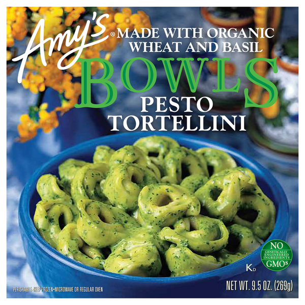 Amy's Organic Pesto Tortellini Bowll 9.5 Oz