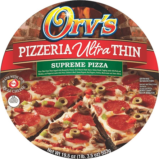 Pizzeria Ultra-Thin Supreme Pizza 19.5 Oz