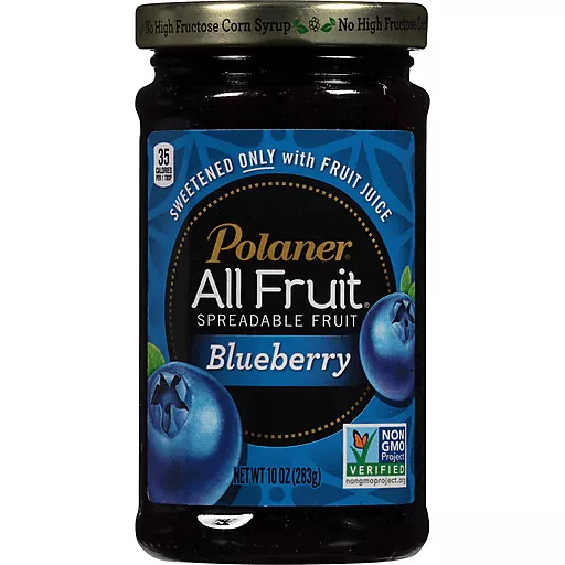 Polaner Spreadable Fruit Blueberry 10 Oz Polaner Spreadable Fruit Blueberry 10 Oz