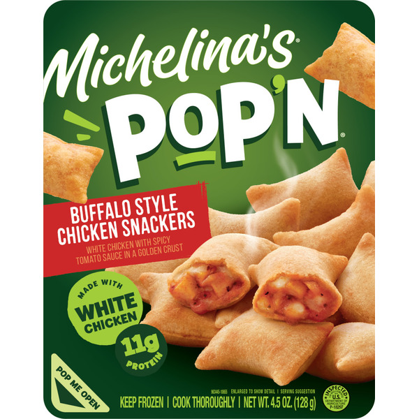 Pop'n Buffalo Style Chicken Snackers 4.5 Oz