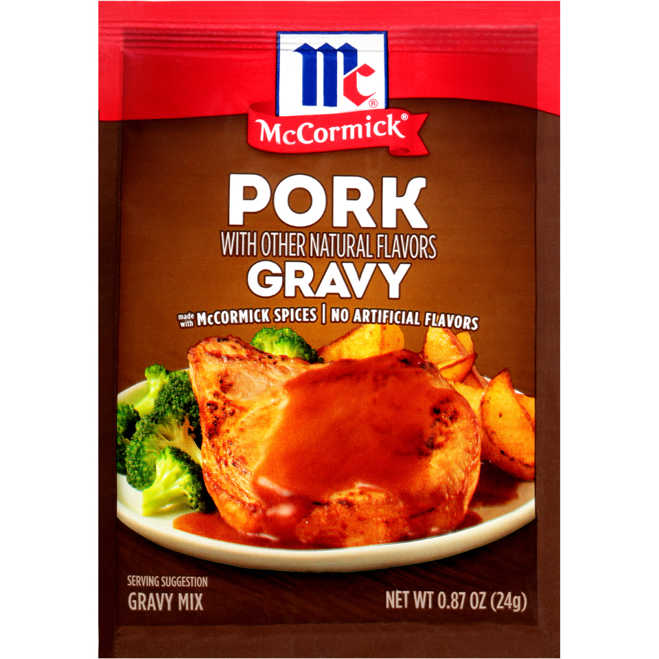 A Delicious McCormick Gravy Mix Is Essential To A Well Planned Meal.
