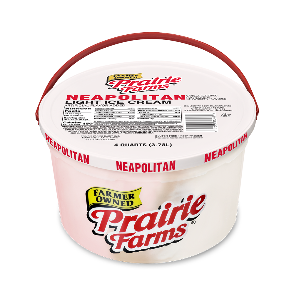 PrairieFarmsNeapolitanLightIceCream4Quarts