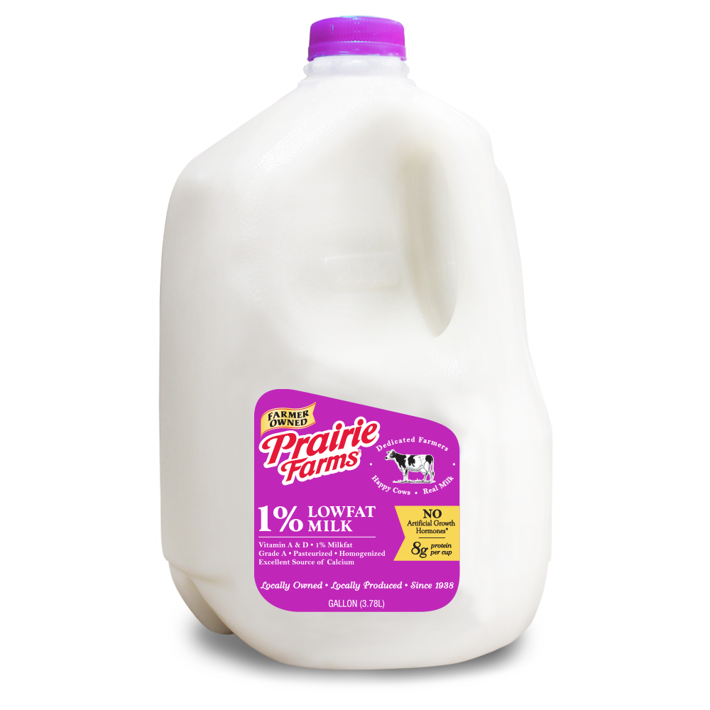 PrairieFarmsOnePercentLowfatMilkOneGallon PrairieFarmsOnePercentLowfatMilkOneGallon
