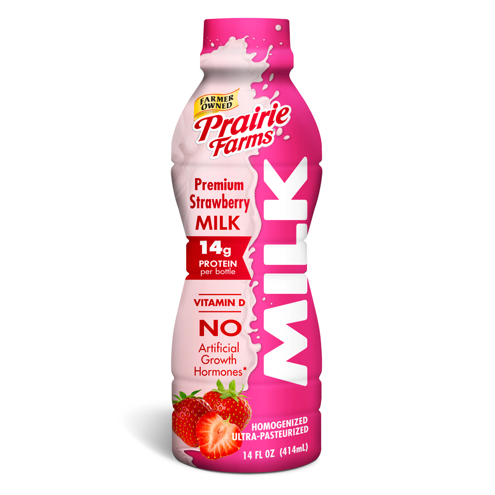 PrairieFarmsPremiumStrawberryMilk14FLOz