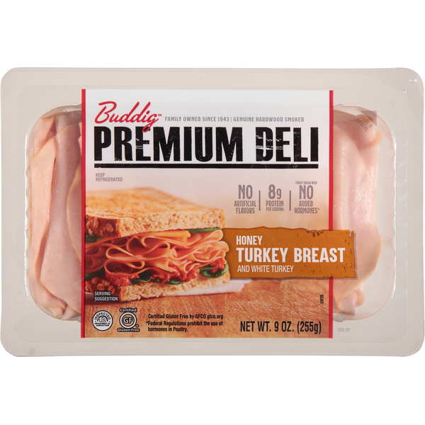 Premium Deli Honey Turkey Breast 9 Oz 