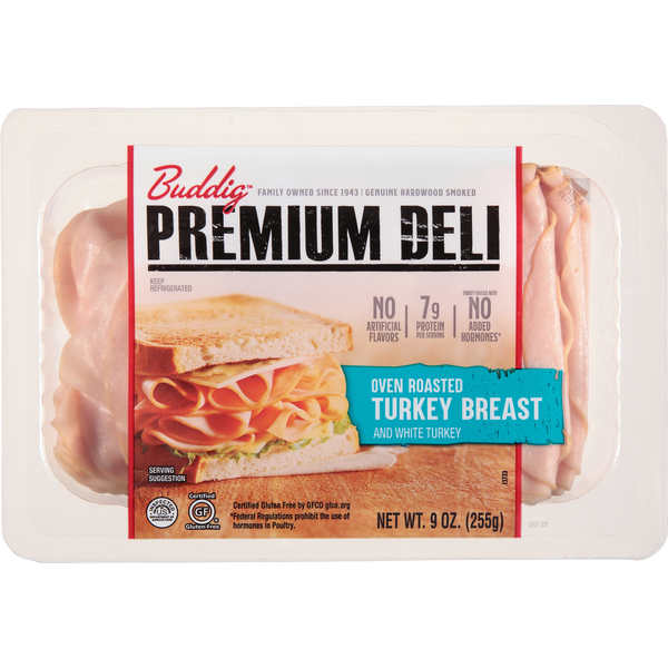 Premium Deli Oven Roasted Turkey Breast 9 Oz