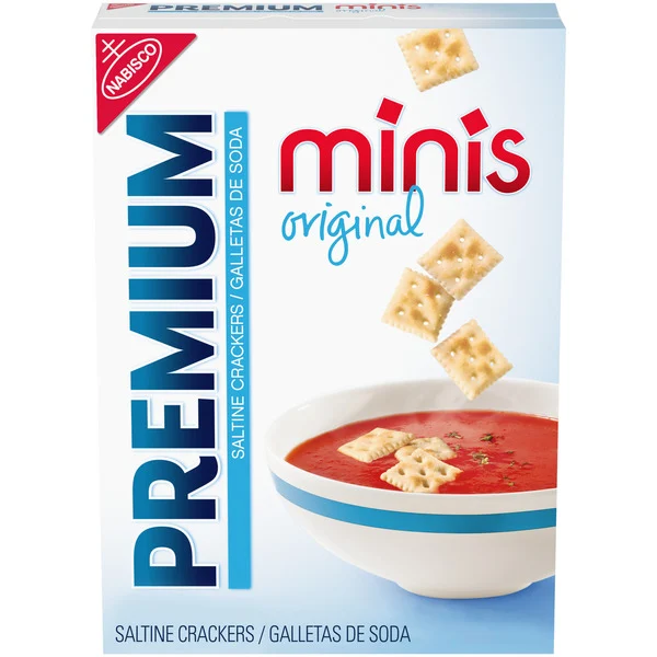 Premium Minis Saltine Crackers 11 Oz
