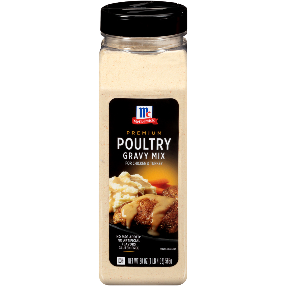A Delicious McCormick Gravy Mix Is Essential To A Well Planned Meal.