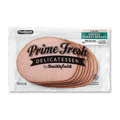 Prime Fresh Delicatessen Smoked Turkey 8 Oz