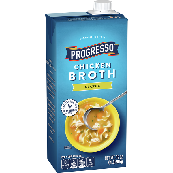 Progresso Classic Chicken Broth 32 Oz