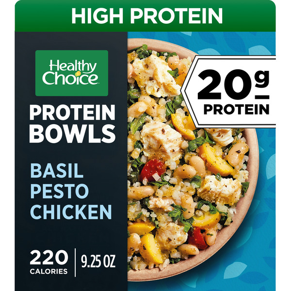 Healthy Choice Protein Bowls Basil Pesto Chicken 9.25 Oz