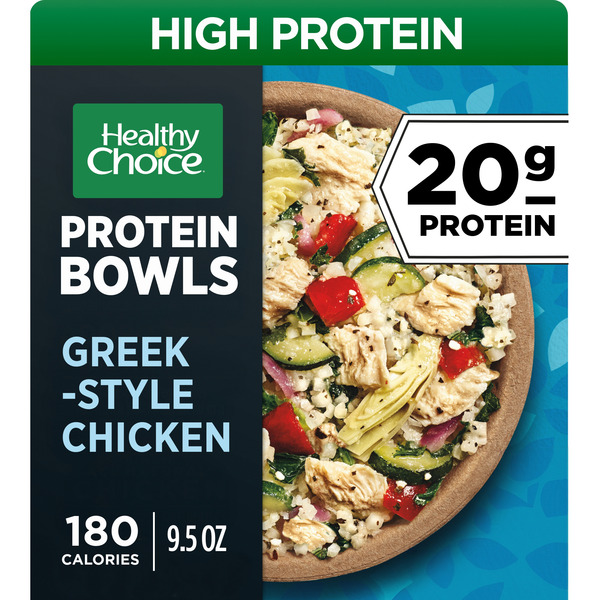 Healthy Choice Protein Bowls Greek Style Chicken 9.5 Oz