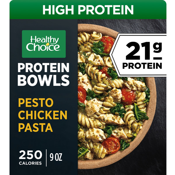 Healthy Choice Protein Bowls Pesto Chicken Pasta 9 Oz