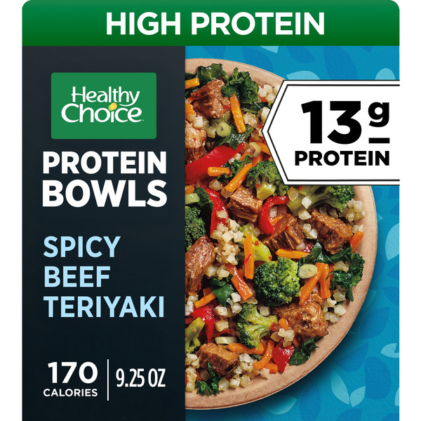 Healthy Choice Protein Bowls Spicy Beef Teriyaki 9.25 Oz