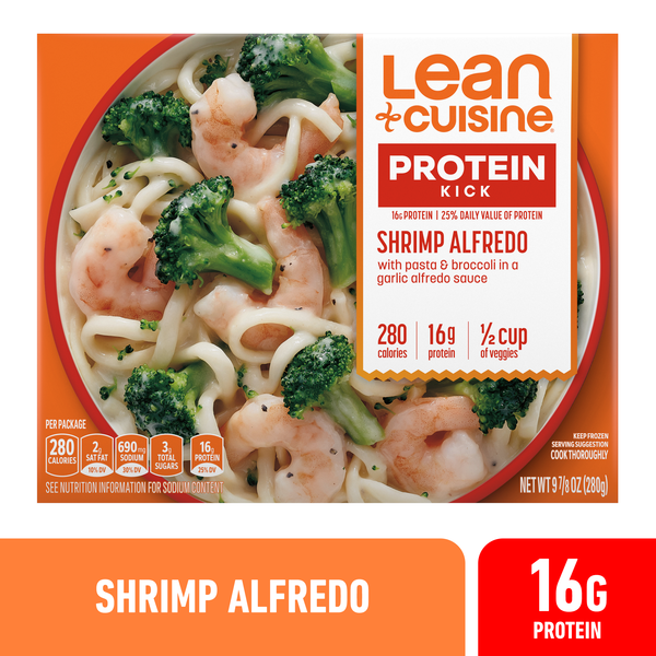 Lean Cuisine Protein Kick Shrimp Alfredo 9.875 Oz