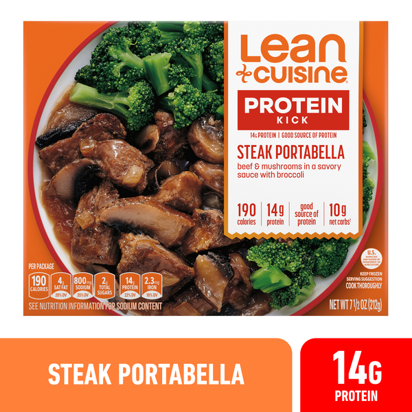 Lean Cuisine Protein Kick Steak Portabella 7.5 Oz