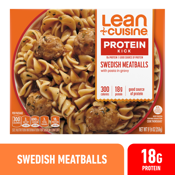 Lean Cuisine Protein Kick Swedish Meatballs 9.12 Oz