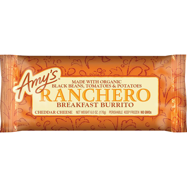Amy's Ranchero Breakfast Burrito 6 Oz