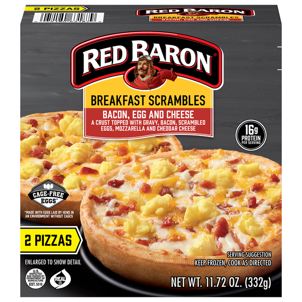 Red Baron Breakfast Scrambles Bacon, Egg & Cheese