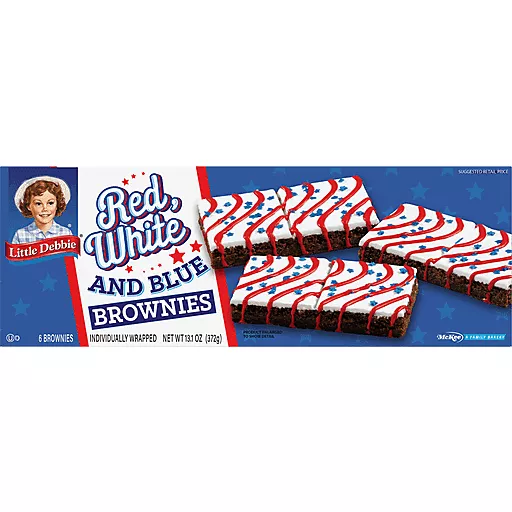 Red, White and Blue Brownies 13.1 Oz