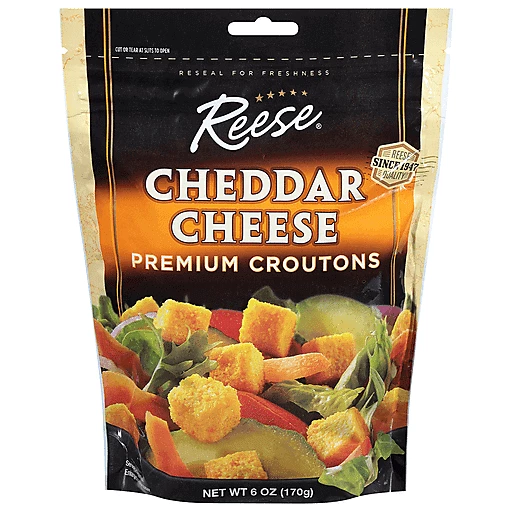 ReeseCheddarCheesePremiumCroutons6Oz