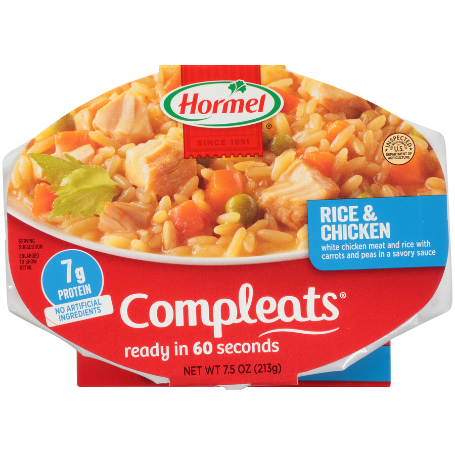 RiceAndWhiteChickenWithCarrotsPeasInASavorySauce7.5Oz RiceAndWhiteChickenWithCarrotsPeasInASavorySauce7.5Oz