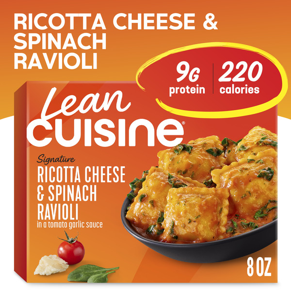 Lean Cuisine Ricotta Cheese Spinach Ravioli 8 Oz