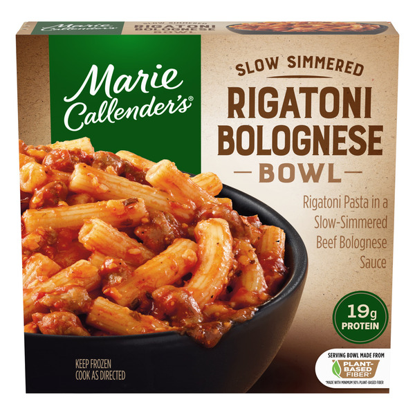 Marie Callender's Rigatoni Pasta Bolognese Bowl 12 Oz Marie Callender's Rigatoni Pasta Bolognese Bowl 12 Oz