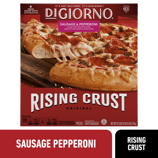 DiGiorno Rising Crust Original Sausage Pepperoni 27.3 Oz