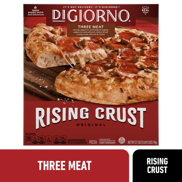 DiGiorno Rising Crust Original Three Meat 27.1 Oz