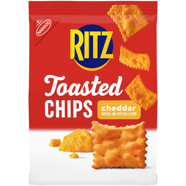 Ritz Cheddar Toasted Chips 8.1 Oz