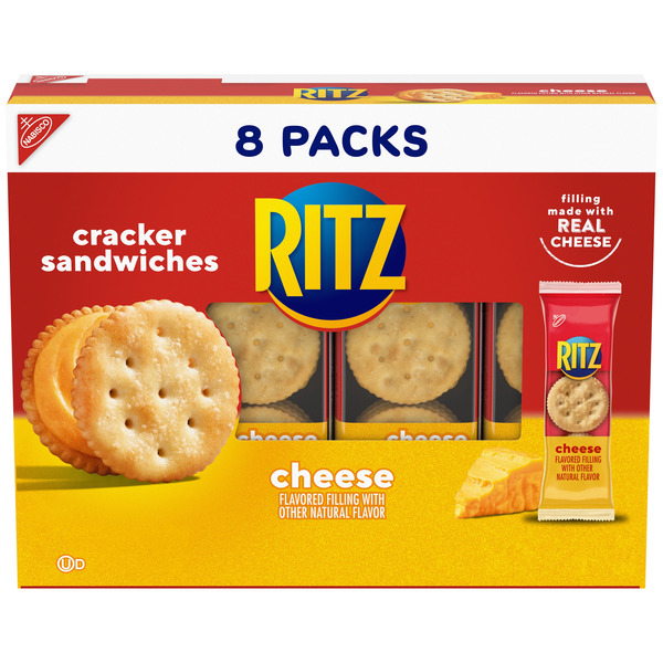 Ritz Cheese Cracker Sandwiches 8 Packs 10.8 Oz