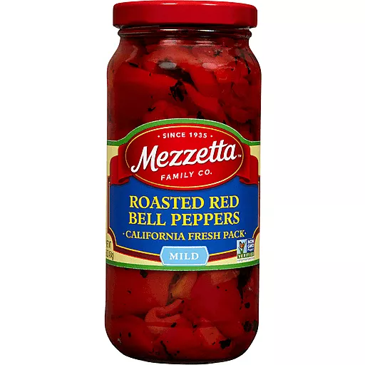 Roasted Red Bell California Mild Peppers 16 Oz